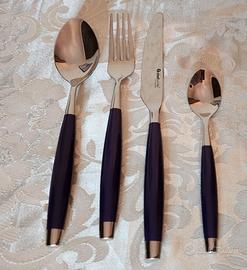 Tupperware - Set 4x posate viola - posto tavola
