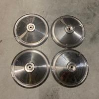 Kit 4 Coppe Cromate Per Ruote Fiat 500 L Epoca.