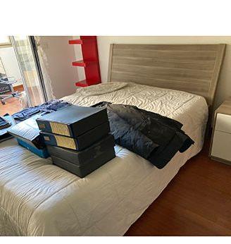 Letto + Comodino + Cassettiera Ikea ASKVOLL (fuori