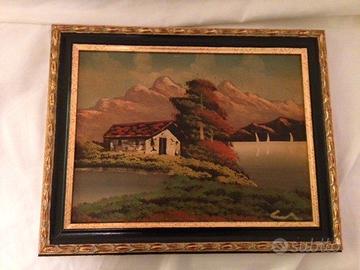 QUADRI DIPINTI NATURA-LAGO