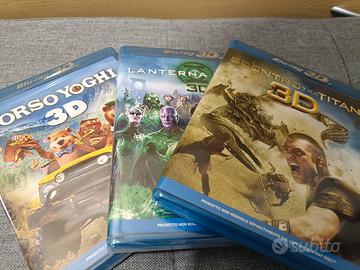 Lotto 3 film Blu-ray 3D