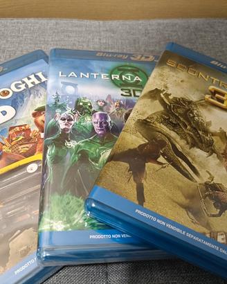 Lotto 3 film Blu-ray 3D