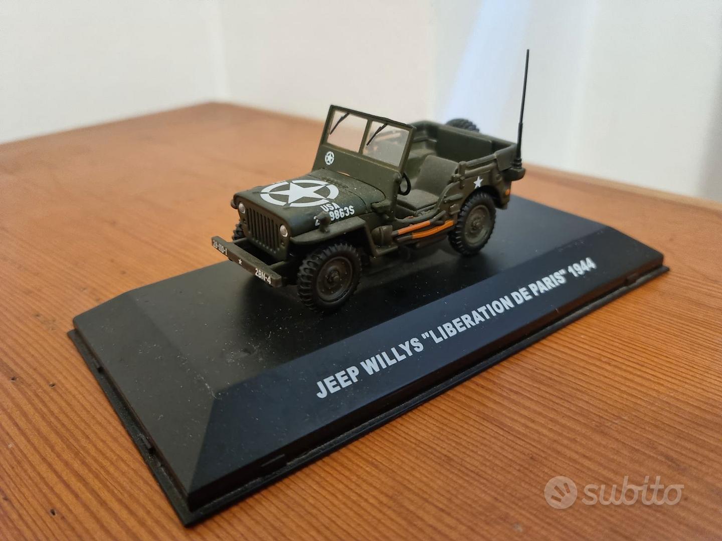 Modellino auto carabinieri scala 1:43 JEEP Fiat Nuova Campagnola CROCE ROSSA - Arcadia Modellismo