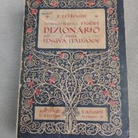 Antico libro dizionario 1938