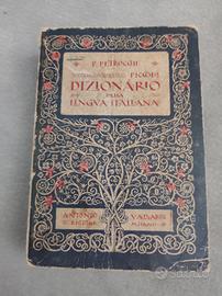 Antico libro dizionario 1938