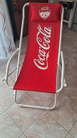 Sedia sdraio Coca Cola