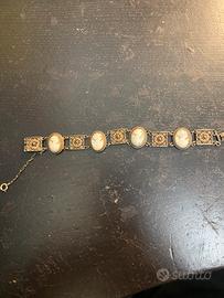 Braccialetto in argento con cammei