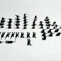 Lotto 46 Soldatini vintage verde scuro