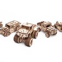Set Ewa Puzzle 3D: Monster Truck, Prerunner, Drags