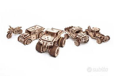 Set Ewa Puzzle 3D: Monster Truck, Prerunner, Drags