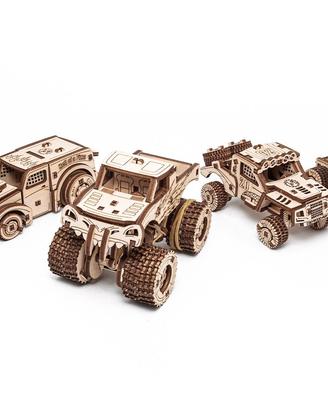Set Ewa Puzzle 3D: Monster Truck, Prerunner, Drags