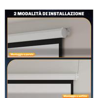 telo elettrico video proiezioni 
