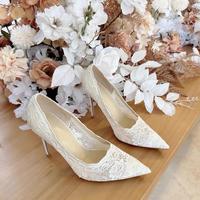 Scarpe con tacco in pizzo - Nuove, mai indossate