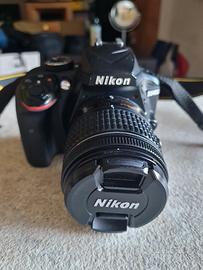 Fotocamera Nikon D3400 + obiettivo Nikkor 18-105