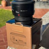 Yongnuo 50mm f1.8 attacco Canon