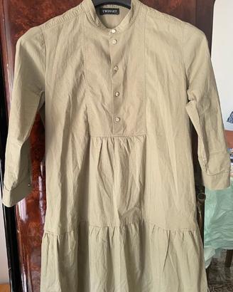 Abito Twinset verde oliva taglia M