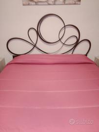 Letto matrimoniale in ottone