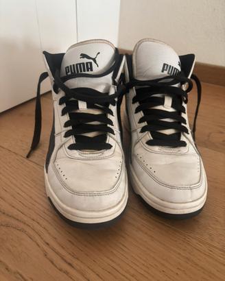 Scarpe Puma basket bianche n.42
