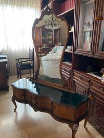 Toilette chippendale in noce anno 1950