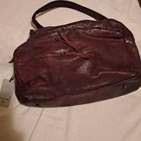 borsa in pelle bordeaux
