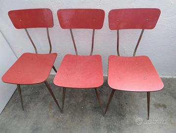 Sedie in formica anni '70 vintage