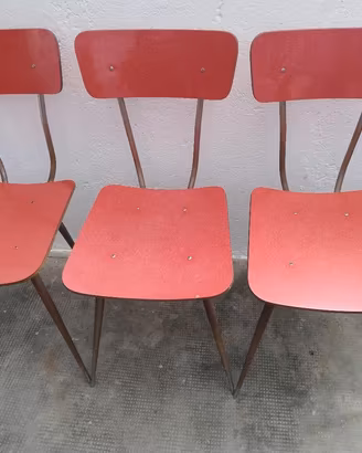 Sedie in formica anni '70 vintage