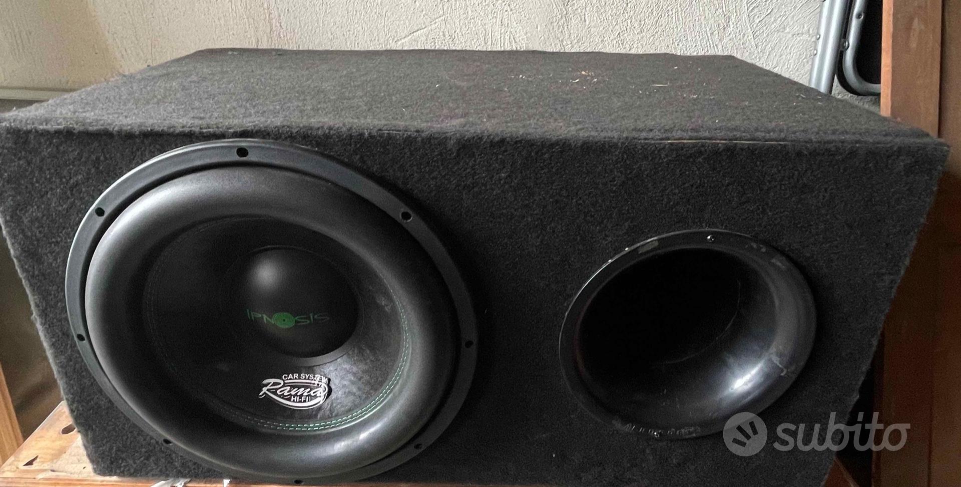 Impianto amplificato car audio completo subwoofer Audio/Video In