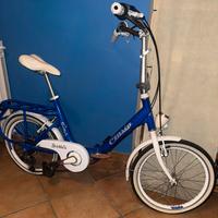 Bicicletta cinzia pieghevole nuova