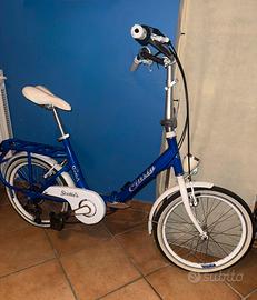 Bicicletta cinzia pieghevole nuova