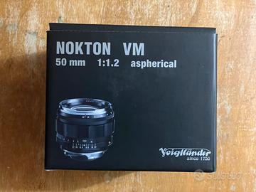 Voigtlander VM 50mm f/1.2 Nokton Aspherical