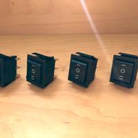 4 interruttori a bilanciere ON-OFF-ON