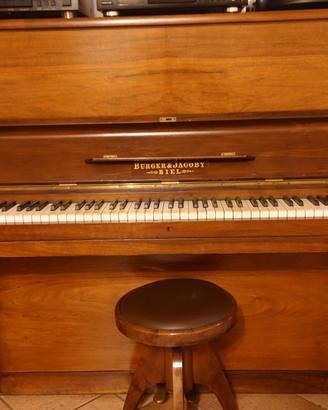 Pianoforte verticale svizzero Burger & Jacoby