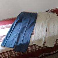 CoppiaPANTS-MenTg.L/48 Sartoriali100%Lino/GAS-Lino