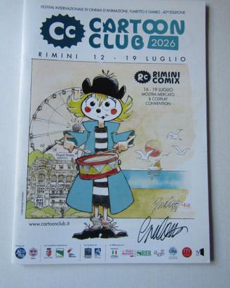 Autografo G. Cavazzano su programma R. Comics 2026