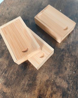 scatole in legno porta usb