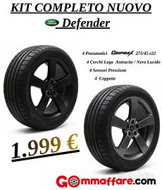 4 Cerchi da 22' in Lega - Land Rover - Kit Complet