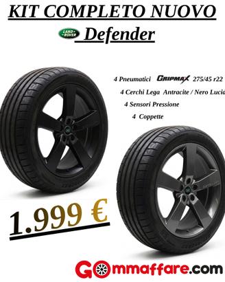 4 Cerchi da 22' in Lega - Land Rover - Kit Complet