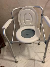 Sedia  Comoda WC in alluminio