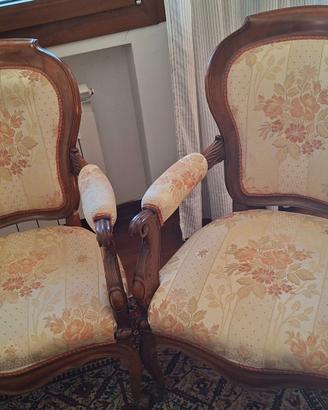 coppia di poltroncine da salotto