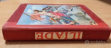 Volume d'epoca Iliade di Omero edizione 1930