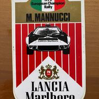 M. Mannucci Lancia Stratos Marlboro rally 1973
