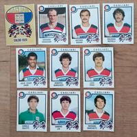 lotto 10 figurine Panini Cagliari 1982/83