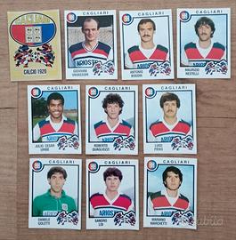 lotto 10 figurine Panini Cagliari 1982/83