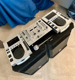 Pioneer cdj100s + djm300s + wharfedale pro evp12p