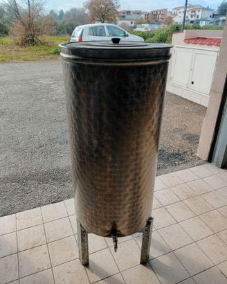 cisterna in acciao inox da 200l