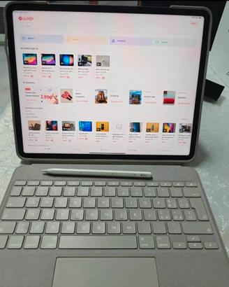 Ipad Pro WiFi + cell 12.9. Cover e tastiera+pencil