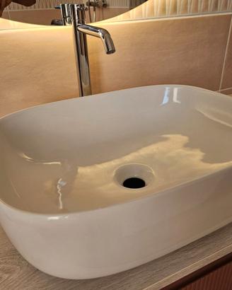 Lavabo appoggio Ceramica bianca  50x38 H14