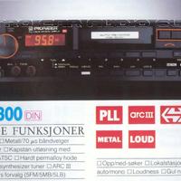 Autoradio Vintage Cassette Pioneer