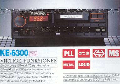 Autoradio Vintage Cassette Pioneer