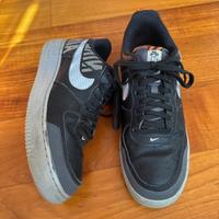 Nike air force 1 LV8 2 nere e arancio
